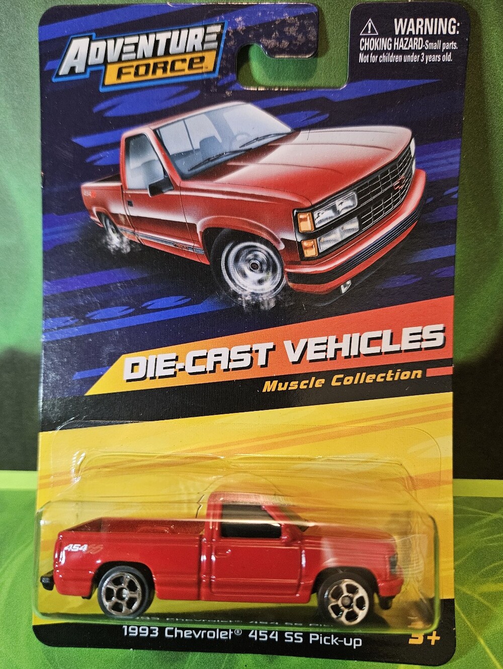 Adventure Force 1993 Chevy 454 SS Red Die-Cast Pickup Truck